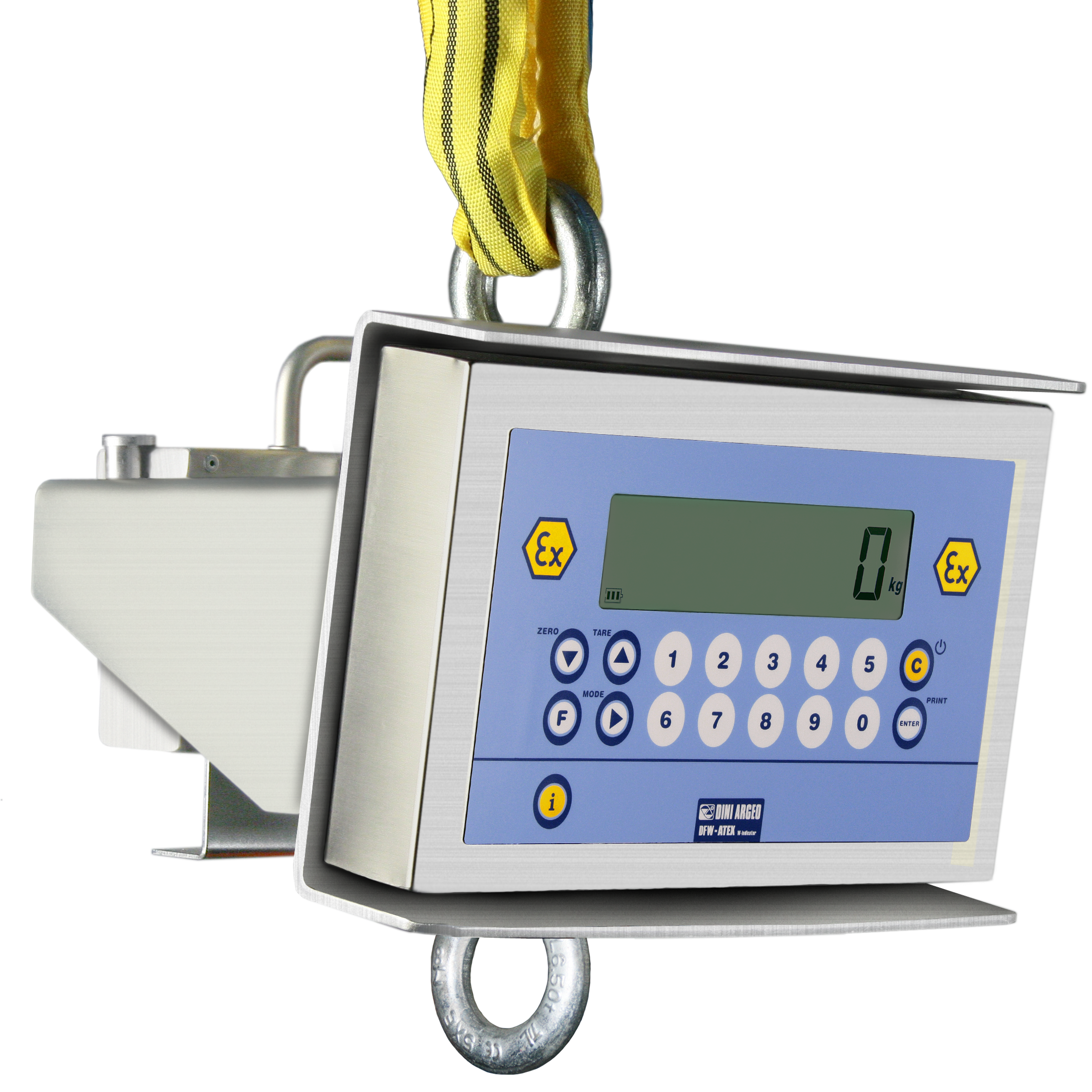 Robbanásbiztos daruhorog mérleg