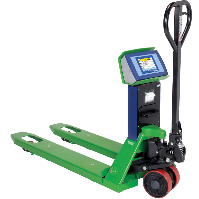 Kézi rásegítésű kézi raklapemelő mérleg