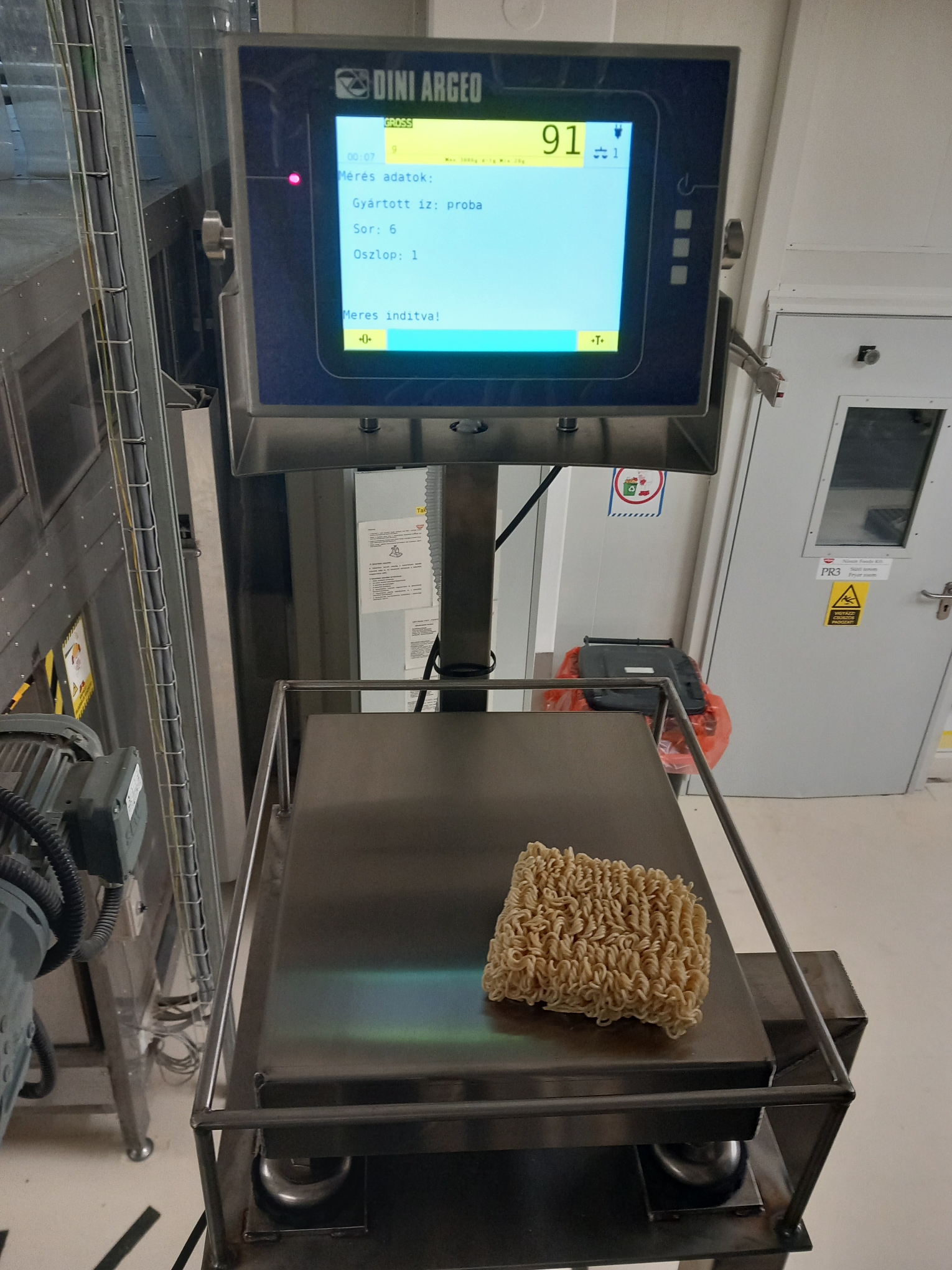 Élelmiszeripari mérleg